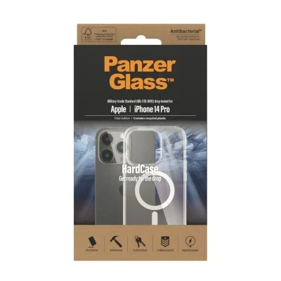 Cover Iphone 14 Pro Hardcase Magsafe Panzerglass - Clear